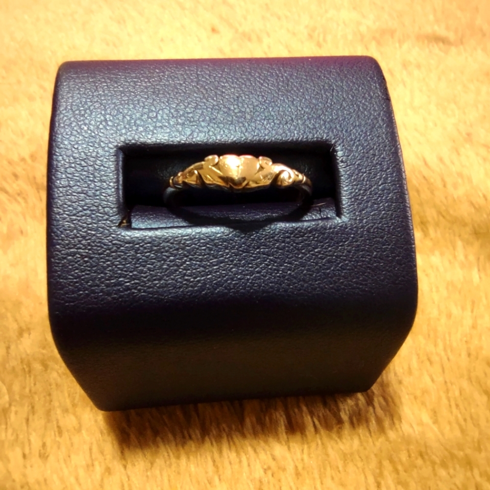 Sterling heart ring